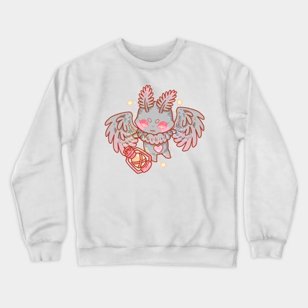 Kawaii Baby Mothman Crewneck Sweatshirt by Jennwhale